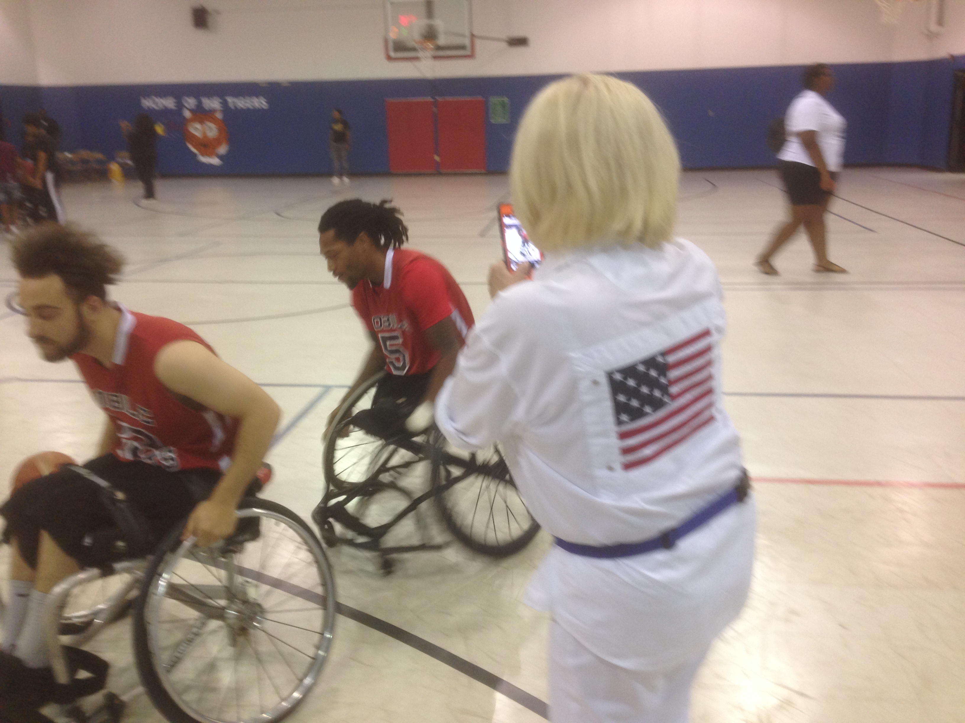 Mobile Patriots wheelchair basketball game at James Seals Park & Community Center — August 4, 2019.